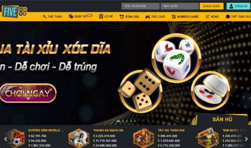 Chơi bầu cua Five88 vận may làm giàu trong tầm tay