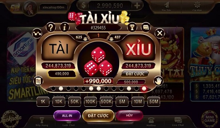 Tài xỉu SunWin và tài xỉu May Club: Link tải app tài xỉu online